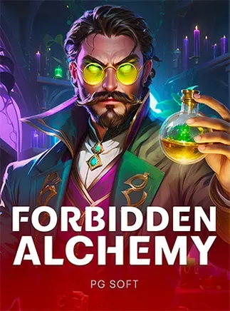 ภาพจากหน้าเกมเกมสล็อต Forbidden Alchemy จากค่าย PG Soft